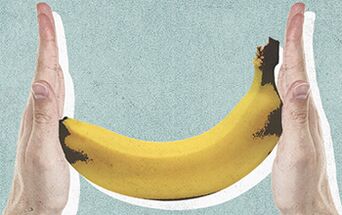 Bananning misoli uchun jinsiy olatning hajmi